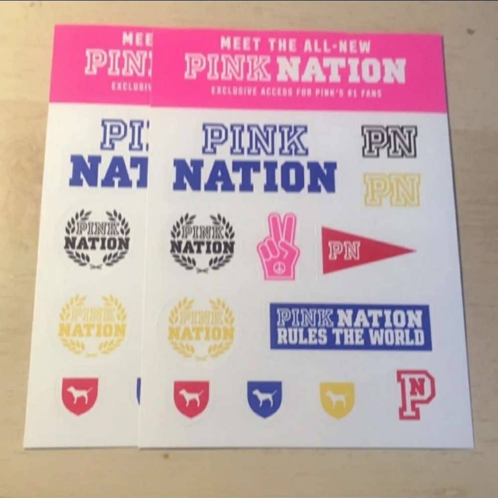 Vs Pink Promo Event Exclusive Stickers X2